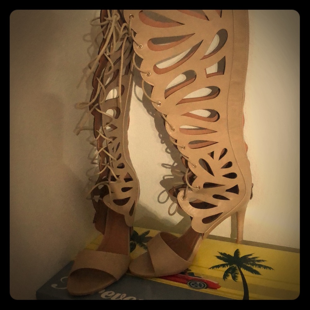 Laced heels